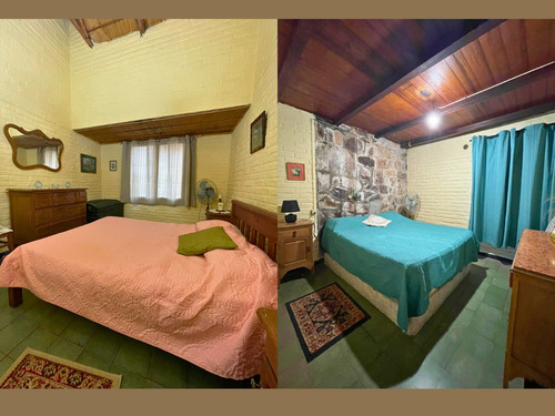 Casa O Cabaña Alquiler En Villa Serrana Hasta 4 Y Hasta 12 Personas, Terraza, Hermosa Vista, Piscina, Tv, Wifi, Etc