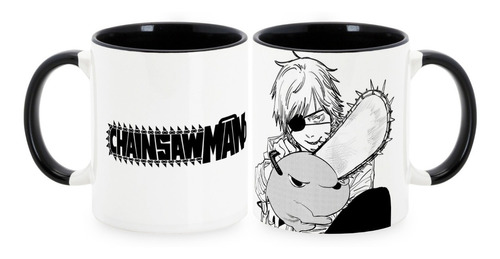 Taza Mug 11oz Anime Manga Chainsaw Man Denji X Pochita