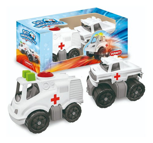 Imagen 1 de 3 de Set De Emergencia Ambulancias Mini Duravit Art 366