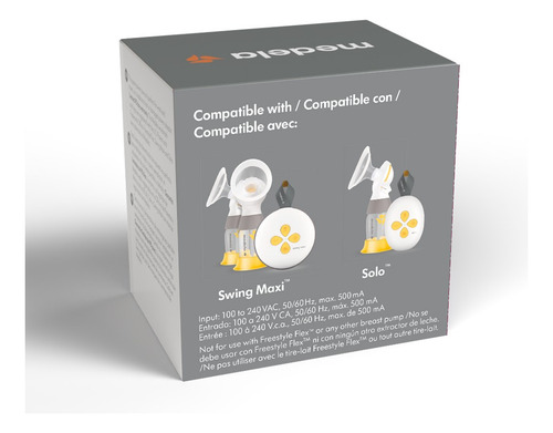 Fonte Carregador USB C Extrator Leite Elétrico Swing Medela