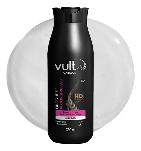 Shampoo Restauração Choque De Reconstrução Reparação Vult