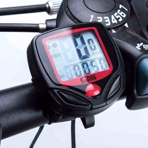 Velocimetro Odômetro De Lcd Para Bike Com 14 Funções