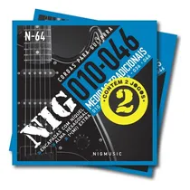 Comprar 2 Encordoamentos Nig .010 Para Guitarra - Acompanha Mi Extra
