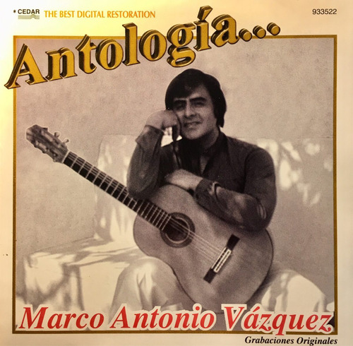 Cd Marco Antonio Vazquez 2cds 30 Exitos Antologia