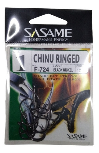 Anzuelos Sasame Chinu Ringed F-724 N° 1 Made In Japan