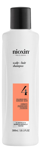 Shampoo Nioxin System 4 Scalp + Espessamento De Cabelo 300ml