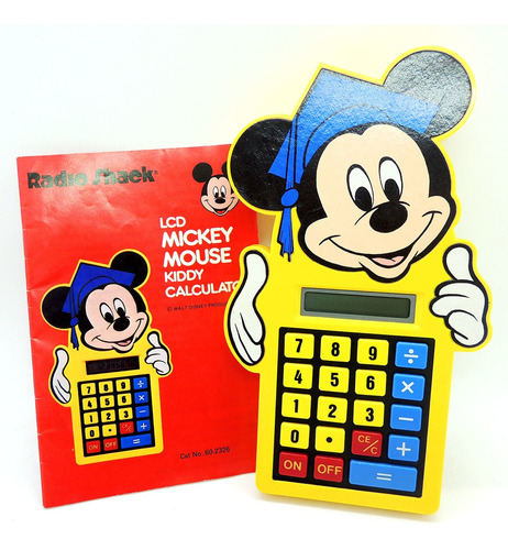 Mickey Mouse Ldc Kiddy Calculator Calculadora Disney Madtoyz