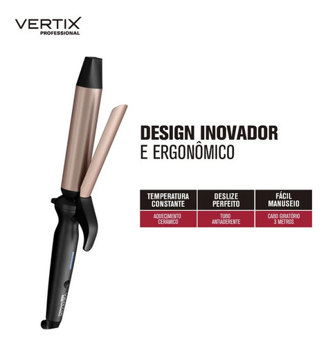 Vertix Profissional Modelador De Cachos X330 32mm X 130mm