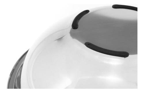 Tigela Bowl 26cm Inox Base Silicone Multiuso Profissional