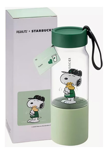 Botella De Plástico Snoopy Peanuts Starbucks Agua