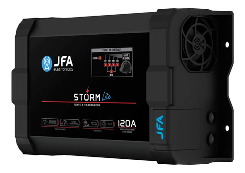 Fonte Automotiva Carregador Bateria Storm Lite 120a Jfa