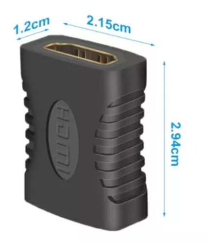 Conector HDMI Hembra Hembra Adaptador Cople Doble HDMI Hembra / FULL HD  1080p Conector HDMI Hembra