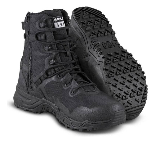 Bota Tactica Swat Alpha Fury 8 Negra