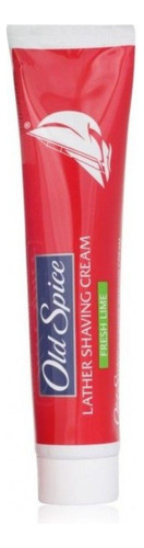 Old Spice Crema De Afeitar Espeluche - Lima - 2.47 Oz X 4