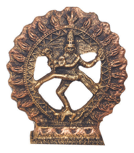 Estatueta Sri Shiva Natarajo Círculo De Fogo 14014