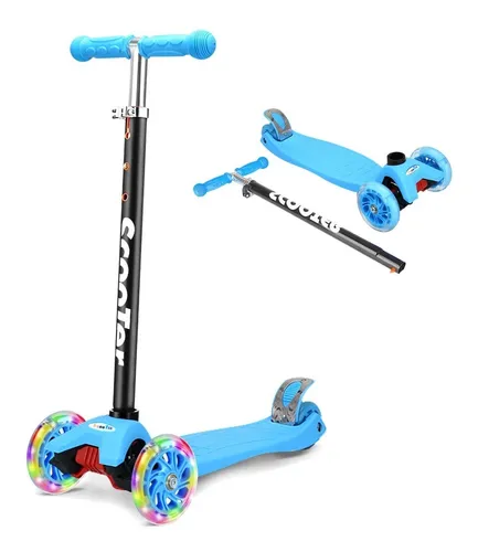 Monopatin Patineta Scooter Para Niño Y Niña Ruedas Con Luces