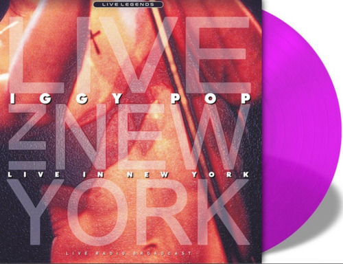 Iggy Pop Live In New York Live Radio Broadca Vinilo Color Lp