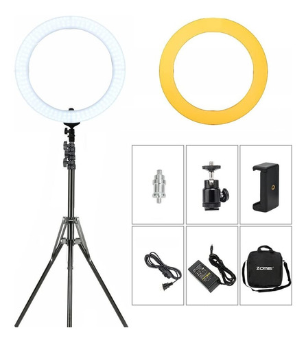 Zomei - Luces De Fotografia De 18 Pulgadas Con Soporte, Pro