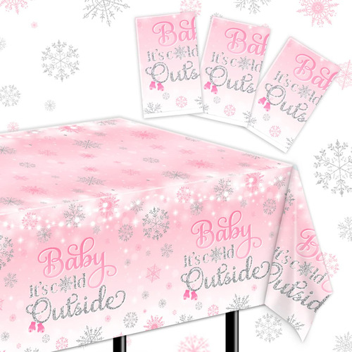 Baby It's Cold Outside Baby Shower - 3 Manteles De Invierno