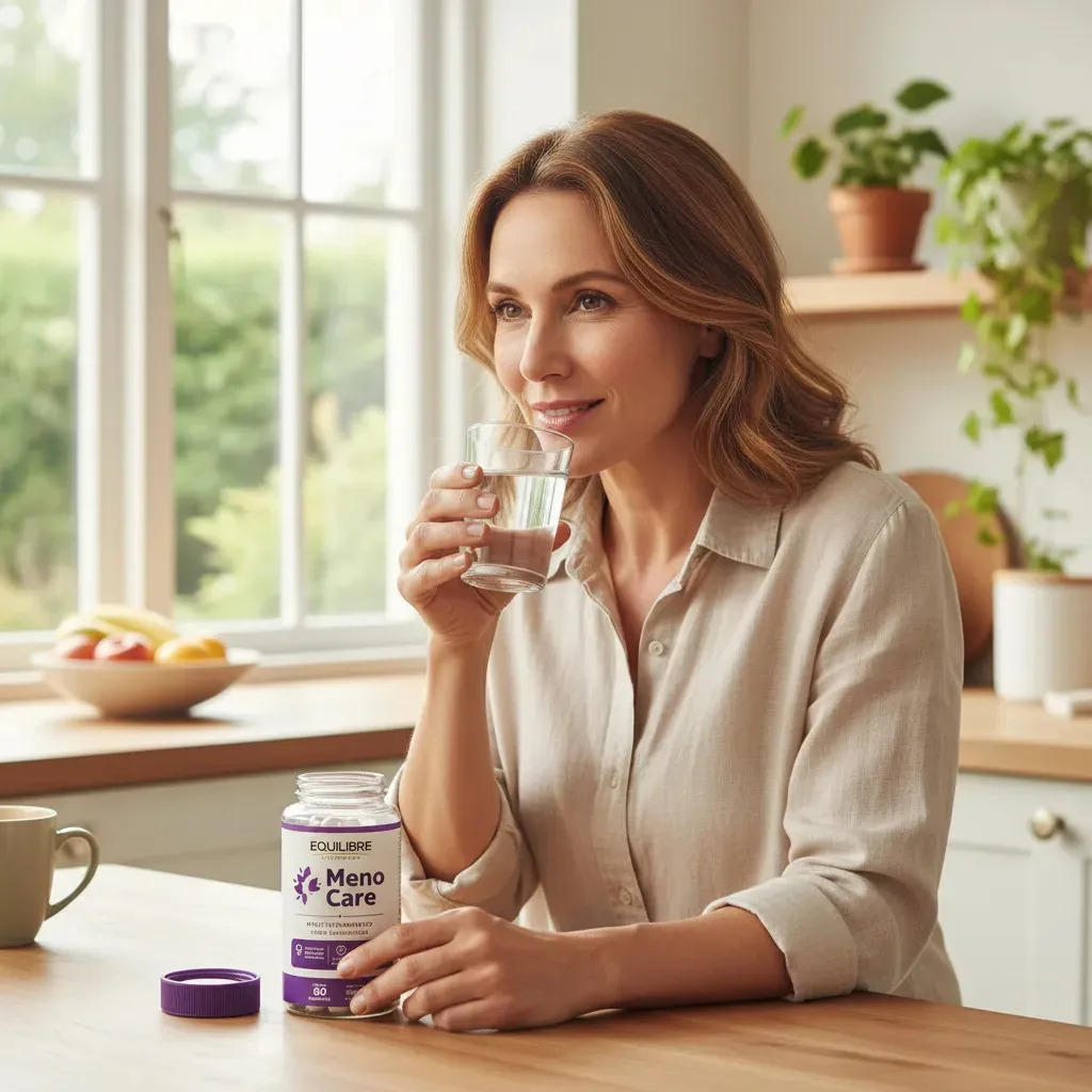 1 Pote Meno Care 60 Cápsulas Marca Equilibre Vitaminique Menopausa