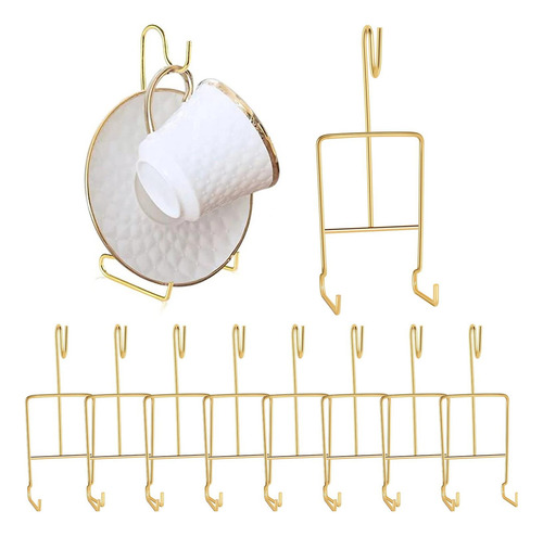 For Soporte Para Tazas Y Platillos De Té, Organizador Para