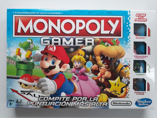 Monopolio Monopoly Gamer Edicion Mario Bros Original  Nuevo