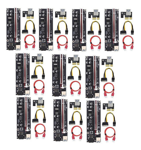 10 Tarjetas Elevadoras Ver009s Plus Express De 1 A 16 Unidad