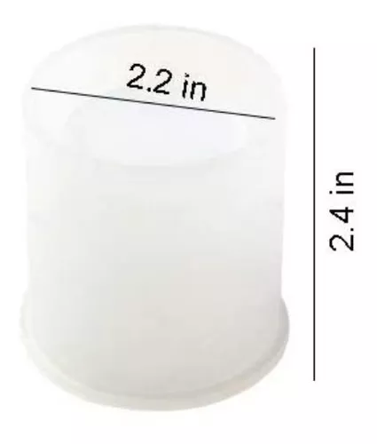Molde Silicona Para Resina Lapicero Circular 5.5cm Diametro