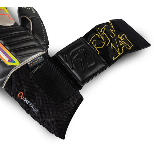Imagen 5 de 5 de Guantes De Portero Rinat Meta Spine Pro Adulto Gris Oxford