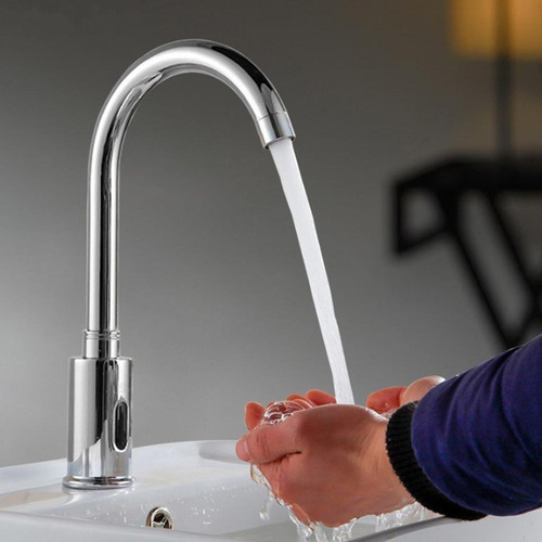 Lavabo Monomando Con Grifo Automático Con Sensor De Infrarro