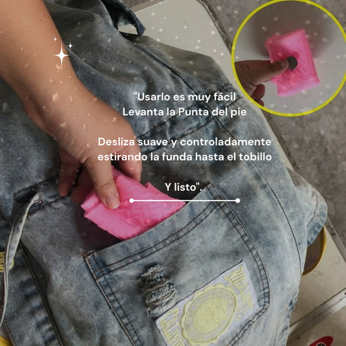 Cubre Zapato Zapatilla Silicona Impermeable No Se Rompe! Rosa M