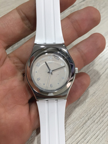 Reloj Swatch Yls199 Blanco Nuevo