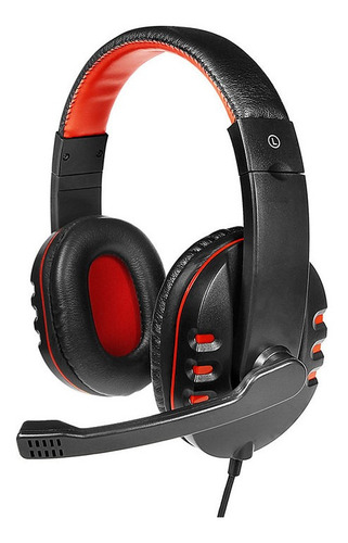 Audífono Estéreo + Mic Headset Argon Hs0063 Multimedia Color Negro