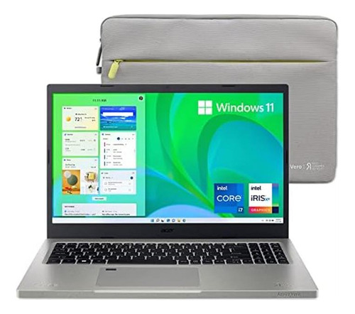 Laptop Acer Aspire Vevo 15.6'' I7 16gb 512gb Iris Xe -gris