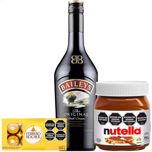 Baileys Licor Original + Ferrero Rocher + Nutella -01mercado
