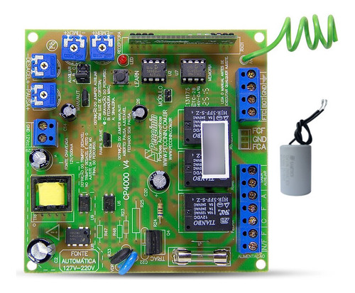 Placa Central De Comando  Cp 4000 Peccinin + Capacitor 