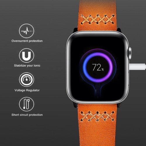 Imagen 4 de 7 de Cargador Magnético Para Apple Watch Series 2/3/4/5/6/7/se