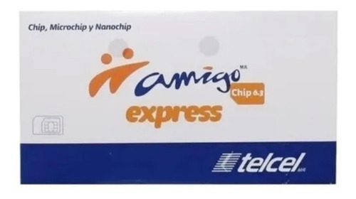 Tarjeta Simcard 2g 3g Chip Telcel 4.5g Ver 6.4 Amigo Gdl 33