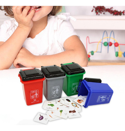 6x Camión De Basura Juguete Gestión De Residuos Reciclaje