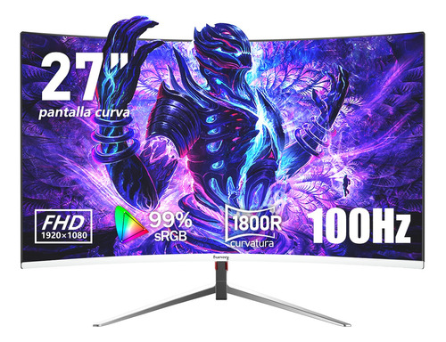 Monitor Gamer Curvo Suevery 270za 27 100hz White