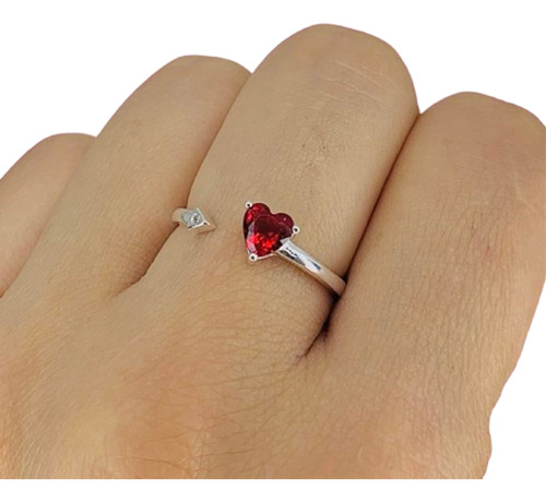 Anillo Corazon Rojo Y Flecha De Amor San Valentin Ap 469