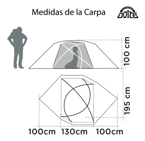 Imagen 6 de 6 de Carpa Etna 2 Doite