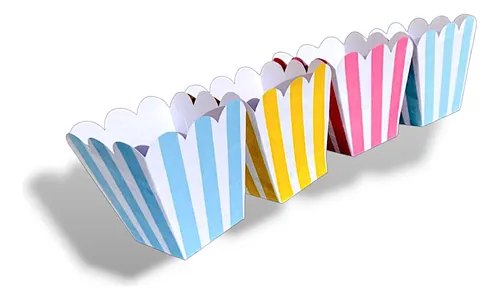 Cajitas Para Pop A Rayas Varios