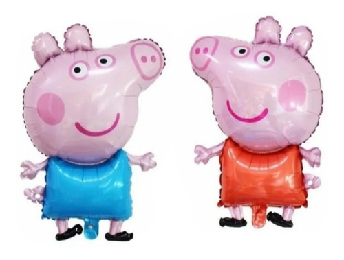 1 Globo Peppa Pig + 1 Globo George
