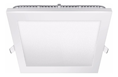 Panel Plafon Led Embutir 6w Cuadrado Frio 3000k Macroled