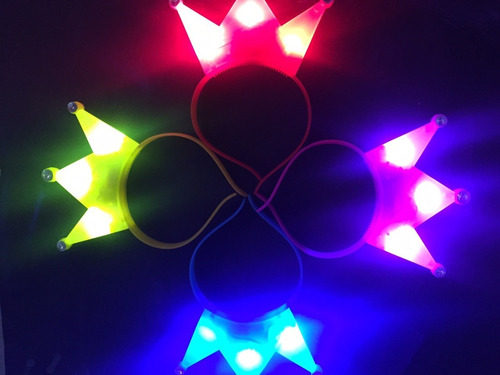 Imagen 3 de 9 de Pack Luminoso Lentes Rompecocos Vinchas Led Combo Cotillon