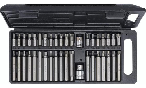Kit De 40 Puntas Combinadas Spline Torx Hexagonales Bgs Diy