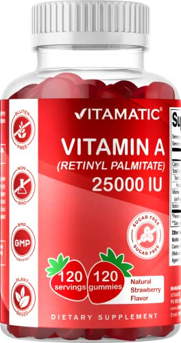 Vitamatico De Azúcar Libre Vitamina A 25000 Iu Jddx1
