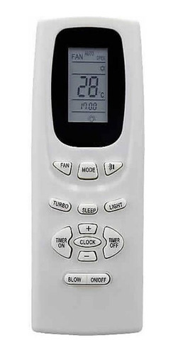 Imagen 1 de 7 de Control Yk1f Aire Acondicionado Sanyo Philco Sigma Noblex
