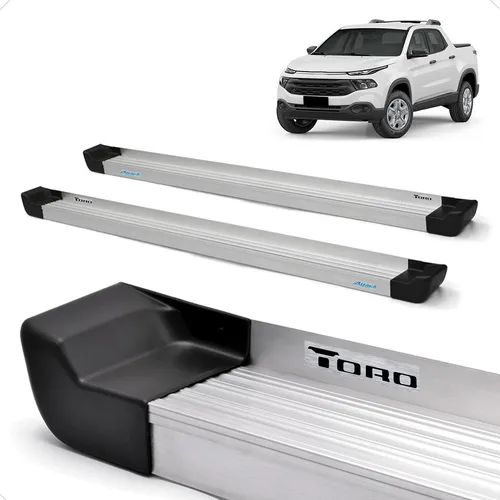 comprar Estribo Fiat Toro Volcano 2019 2020 2021 Aluminio Cromado
